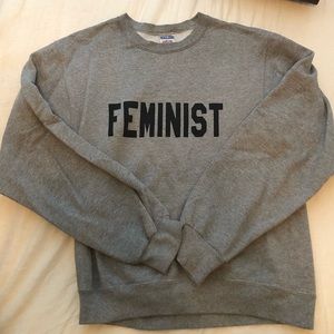 Feminist crew neck sweater